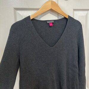 Vince Camuto Women’s Gray Sweater | S | Ribbed Pullover / Tunic